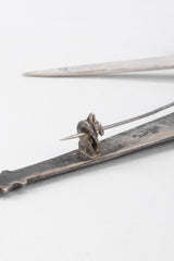 Recess Los Angeles Vintage Unsigned Sterling Silver Mexico Swashbuckling Sword Pin Brooch