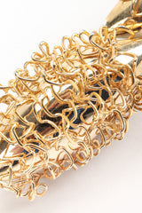 Recess Los Angeles Vintage Gold Wire Wrap Shell Drop Earrings