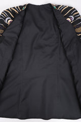 Recess Los Angeles Vintage Crystal Embroidered Embellished Phoenix Rockstar Jacket