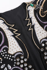 Recess Los Angeles Vintage Crystal Embroidered Embellished Phoenix Rockstar Jacket