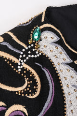 Recess Los Angeles Vintage Crystal Embroidered Embellished Phoenix Rockstar Jacket