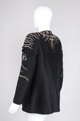 Recess Los Angeles Vintage Crystal Embroidered Embellished Phoenix Rockstar Jacket