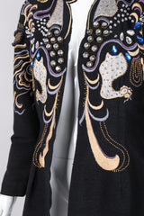 Recess Los Angeles Vintage Crystal Embroidered Embellished Phoenix Rockstar Jacket