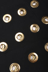 Recess Los Angeles Vintage Wool Gold Grommet Circle Hardware Skirt