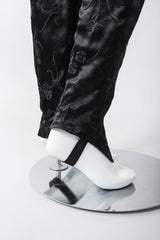 Recess Los Angeles Vintage Embroidered Silk Stirrup Spat Tuxedo Pant
