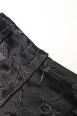 Recess Los Angeles Vintage Embroidered Silk Stirrup Spat Tuxedo Pant