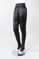 Recess Los Angeles Vintage Embroidered Silk Stirrup Spat Tuxedo Pant
