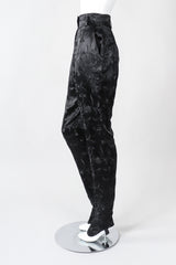 Recess Los Angeles Vintage Embroidered Silk Stirrup Spat Tuxedo Pant