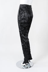 Recess Los Angeles Vintage Embroidered Silk Stirrup Spat Tuxedo Pant
