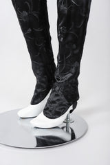 Recess Los Angeles Vintage Embroidered Silk Stirrup Spat Tuxedo Pant