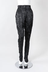 Recess Los Angeles Vintage Embroidered Silk Stirrup Spat Tuxedo Pant