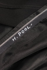 Recess Los Angeles Designer Consignment Vintage Ostrich Feather Silk Trapeze Swing Dress