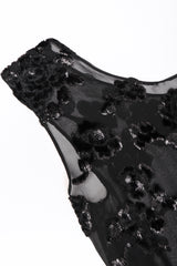 Recess Los Angeles Vintage Sheer Velvet Lamé Burnout Tank Dress