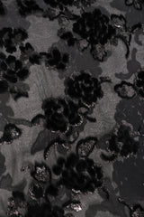 Recess Los Angeles Vintage Sheer Velvet Lamé Burnout Tank Dress