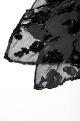 Recess Los Angeles Vintage Sheer Velvet Lamé Burnout Tank Dress