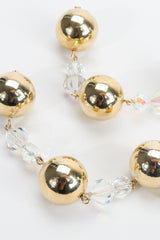 Vintage Long Ball & Crystal Drop Earrings at Recess Los Angeles