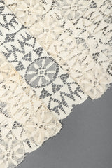 Recess Designer Consignment Vintage Sheer Bobbin Lace KImono Robe Duster Jacket Bridal Wedding Honeymoon Los Angeles Resale