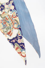 Recess Los Angeles Vintage Japanese Folk Print Silk Kimono Caftan