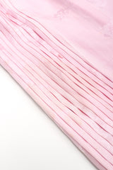 Recess Los Angeles Designer Consignment Vintage 1940s Chinese Su Embroidery Panel Pleat Skirt