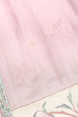 Recess Los Angeles Designer Consignment Vintage 1940s Chinese Su Embroidery Panel Pleat Skirt