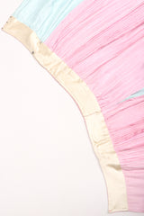 Recess Los Angeles Designer Consignment Vintage 1940s Chinese Su Embroidery Panel Pleat Skirt