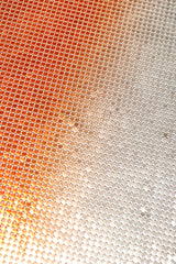 Recess Los Angeles Designer Consignment Vintage Ombre Liquid Metal Mesh Halter Top Whiting Davis