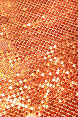 Recess Los Angeles Designer Consignment Vintage Ombre Liquid Metal Mesh Halter Top Whiting Davis