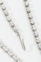 Vintage Unsigned Rhinestone Body Chain Hook at Recess LA