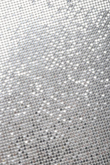 Recess Los Angeles Vintage Unsigned Liquid Mercury Silver Chrome Mesh Halter Top Whiting Davis