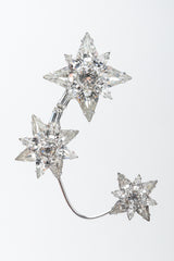 Vintage Unsigned Avant Garde Crystal Star Ear Hooks at Recess Los Angeles