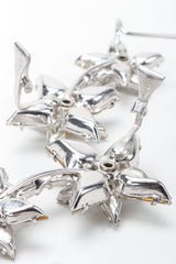 Vintage Unsigned Avant Garde Crystal Star Ear HookBackside