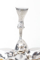 Vintage Unsigned Avant Garde Crystal Star Ear Hooks Clip Patent Detail