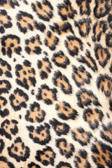 Recess Designer Consignment Vintage Faux Leopard Reversible Cape Los Angeles Resale