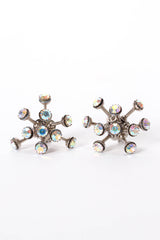 Atomic Rhinestone Sputnik Earrings