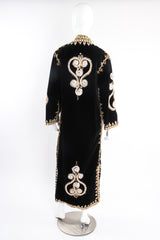 Pearl Beaded Velvet Duster Robe