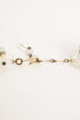 Vintage Lucite Icicle Collar Necklace hook closure at Recess Los Angeles