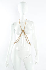Vintage Lion Emblem Body Harness mannequin front @ Recess Los Angeles