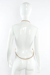 Vintage Lion Emblem Body Harness mannequin back @ Recess Los Angeles