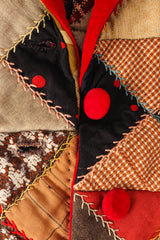 Vintage Multi-Colored Patchwork Print Blazer buttons @ Recess Los Angeles