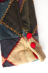 Vintage Multi-Colored Patchwork Print Blazer sleeves @ Recess Los Angeles