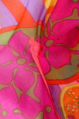 Vintage Geometric Floral Caftan L sema side @ Recess LA