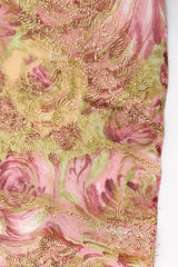 Vintage Lamé Foliage Duster Robe print/fabric detail @ Recess LA