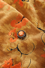 Recess Los Angeles Vintage Custom Nancy Wilhelm Fall Fur Trim Chenille Princess Coat