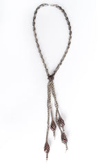 Vintage Napier Gothic Orb Chandelier Necklace front flat @ Recess Los Angeles