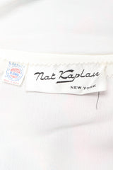 Recess Los Angeles Vintage Nat Kaplan I.Magnin Sheer Psychedelic Neon Mod Floral Dress