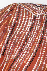 Recess Los Angeles Designer Consignment Vintage Neil Bieff Arturo Herrera Collaboration Sequin Silk Chiffon Jacket & Dress Skirt Set