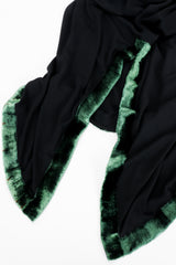 Vintage Janice Wainwright Crepe Jersey Skirt Slit Velvet detail