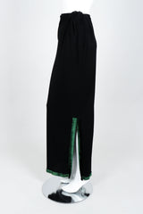 Vintage Janice Wainwright Crepe Jersey Skirt Set on Mannequin Side at Recess Los Angeles