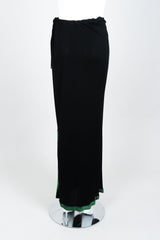 Vintage Janice Wainwright Crepe Jersey Skirt Set on Mannequin Back at Recess Los Angeles