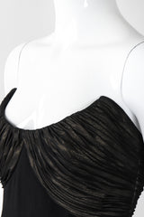 Strapless U-Neck Gown
